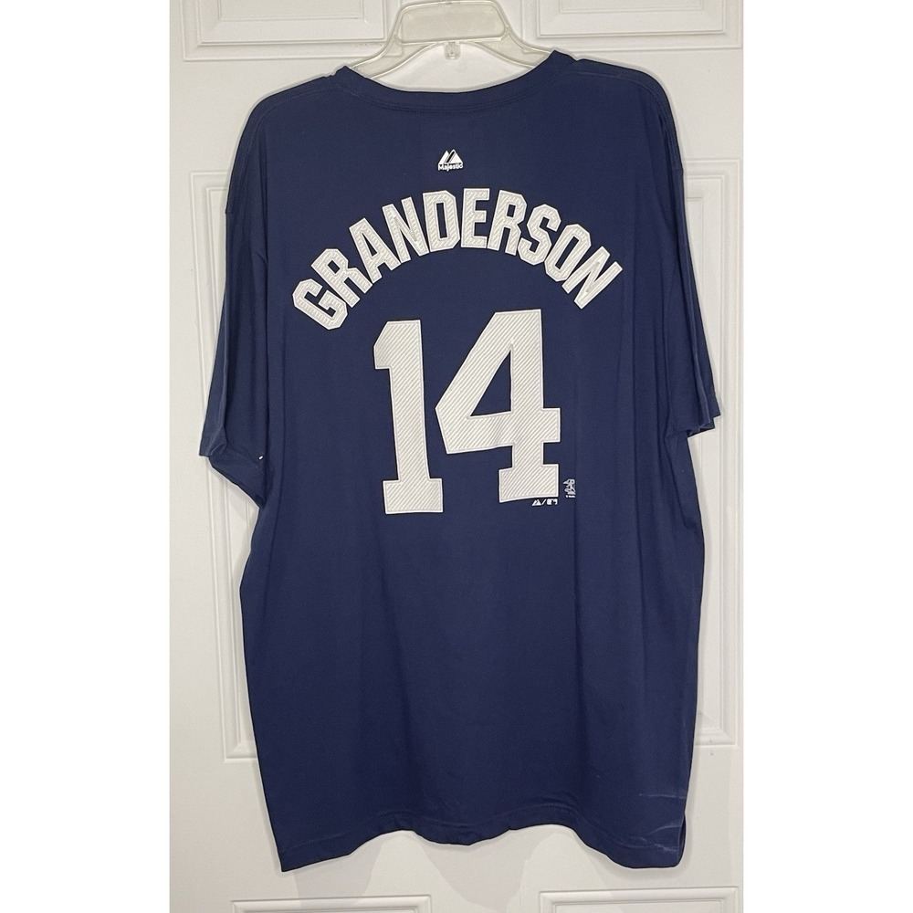 Majestic New York Yankees MLB Men's 2XL #14 Curtis Granderson T-Shirt NWT